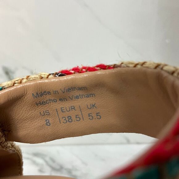 MARKET & SPRUCE Espadrille Wedge Heel Sandals - Picture 7 of 9